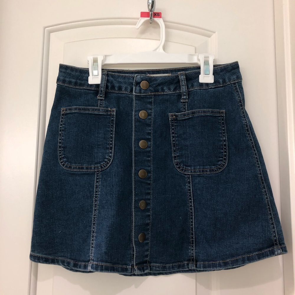 Altard state blue jean skirt